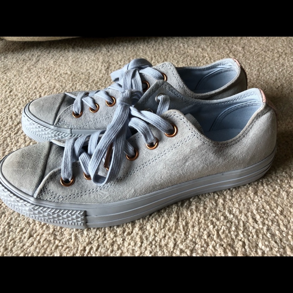 Converse Shoe Blue Sneakers All Star Ox 157388C Lace Up Shoes Sneaks Light Blue